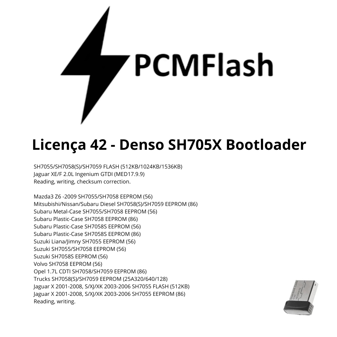 Dongle PCM Flash - Liçencas PCM (01 a 98) | OBD 2 TRUCK