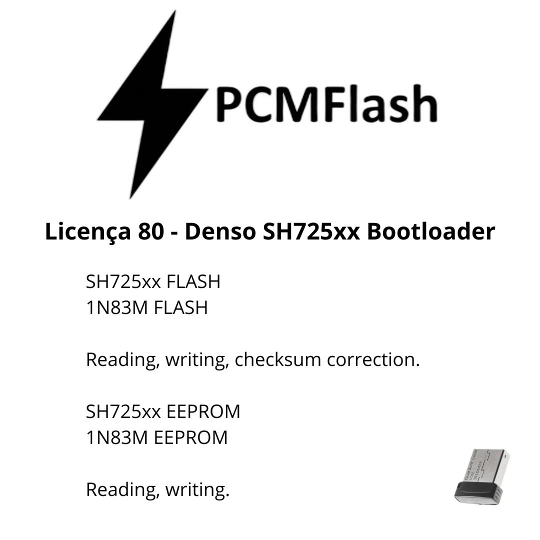 Dongle PCM Flash - Liçencas PCM (01 a 98) | OBD 2 TRUCK