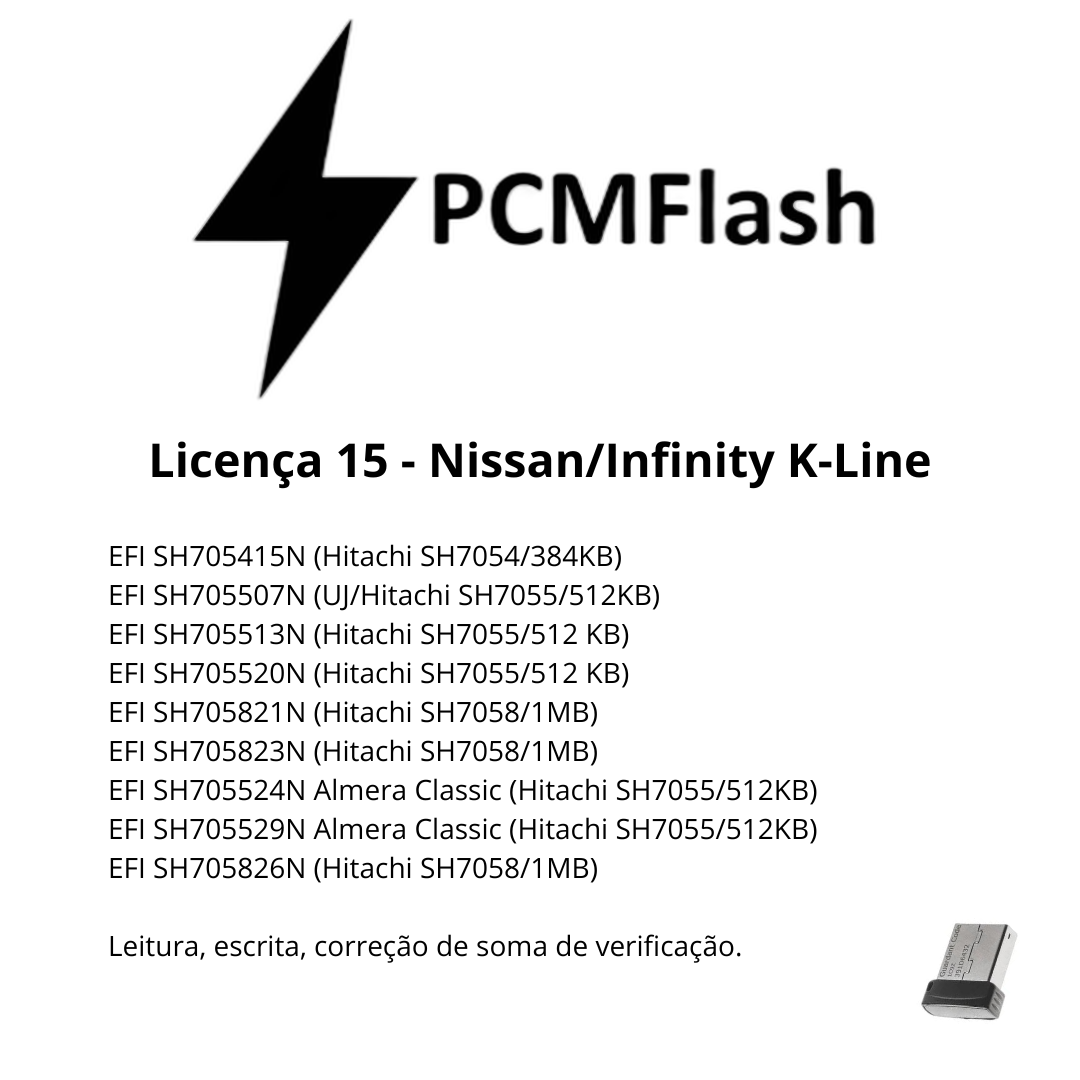 Dongle PCM Flash - Liçencas PCM (01 a 98) | OBD 2 TRUCK