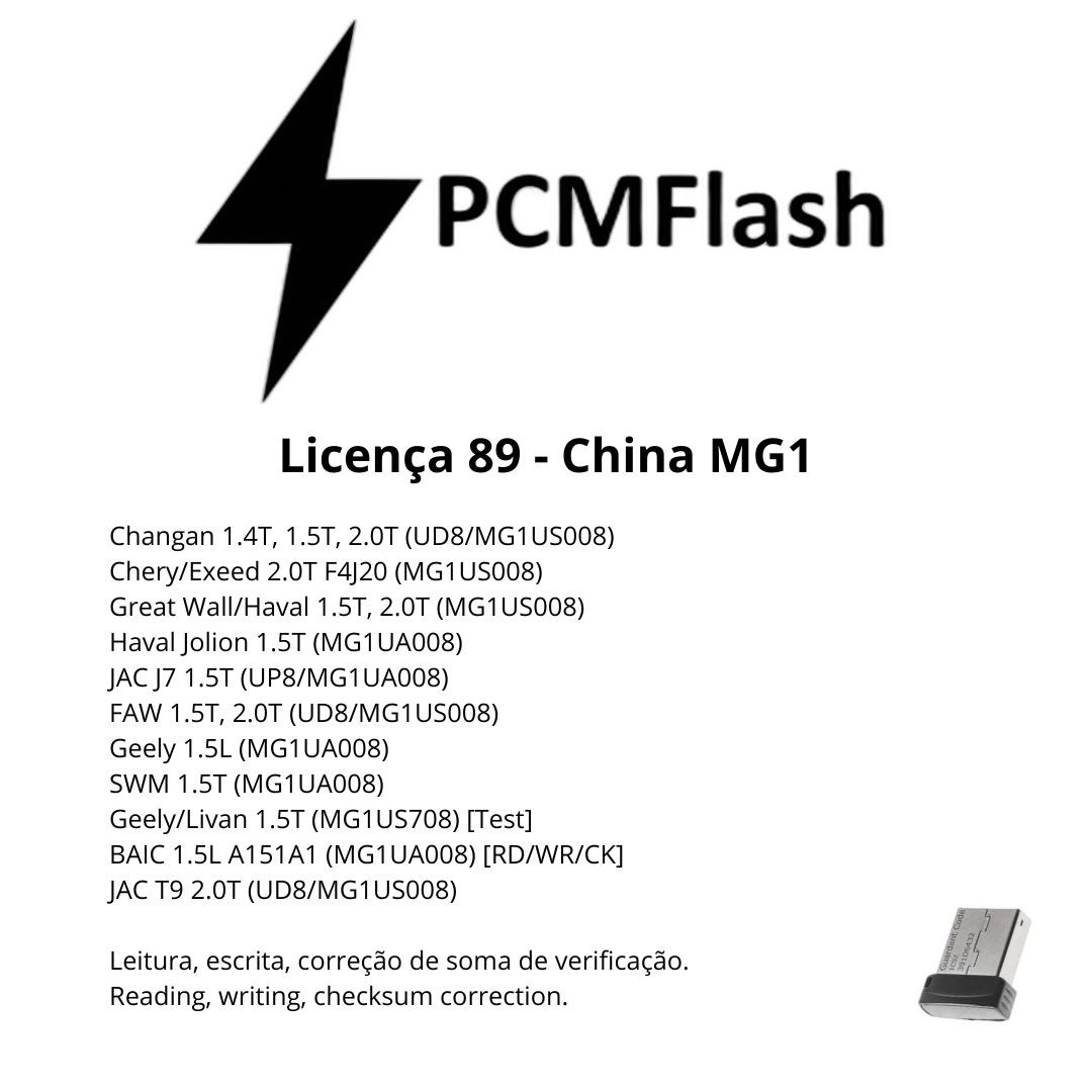 Dongle PCM Flash - Liçencas PCM (01 a 98) | OBD 2 TRUCK