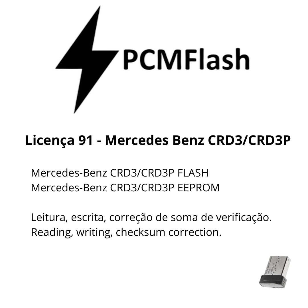 Dongle PCM Flash - Liçencas PCM (01 a 98) | OBD 2 TRUCK