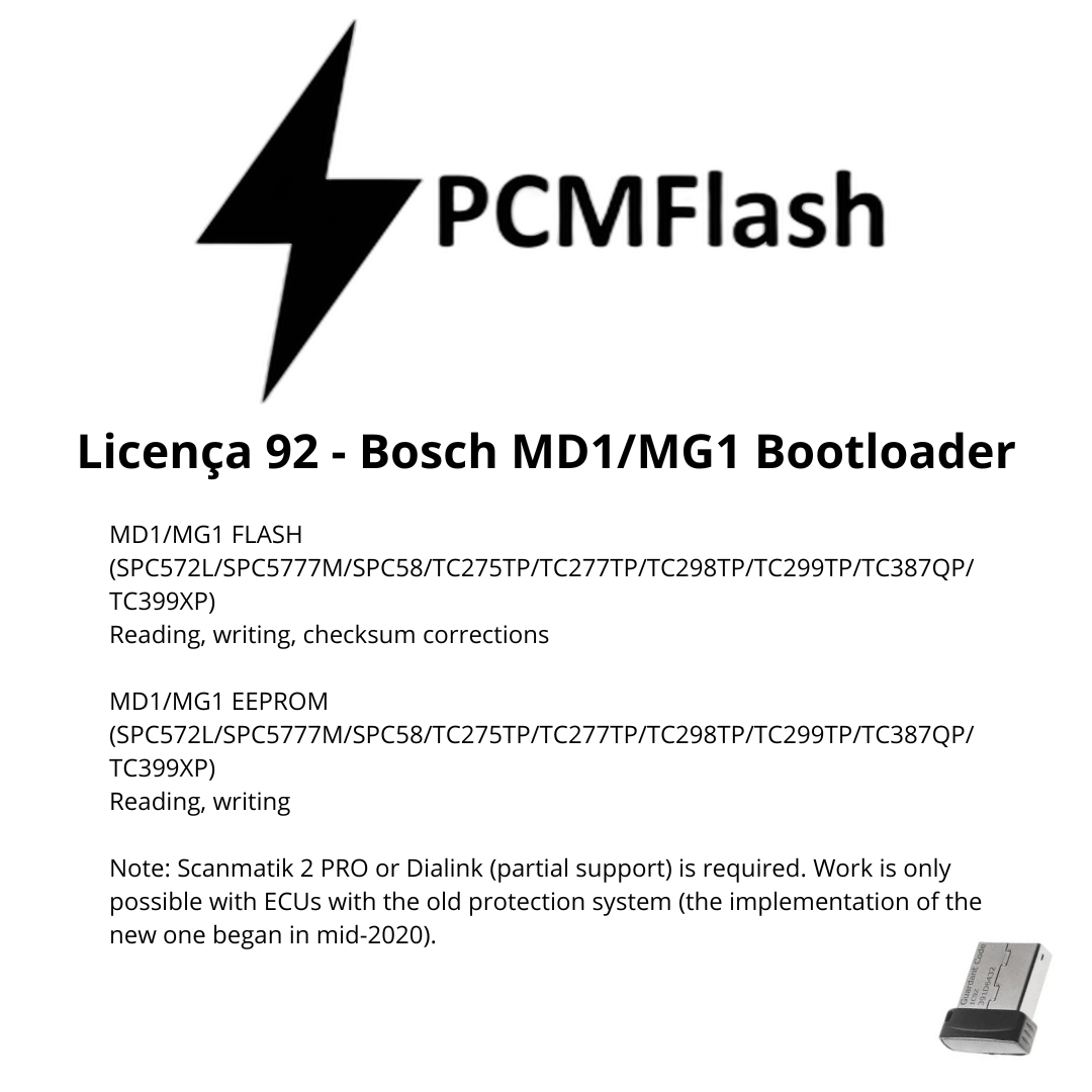 Dongle PCM Flash - Liçencas PCM (01 a 98) | OBD 2 TRUCK