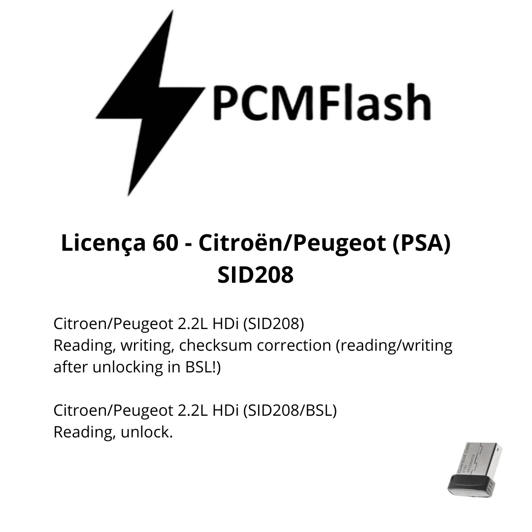 Dongle PCM Flash - Liçencas PCM (01 a 98) | OBD 2 TRUCK