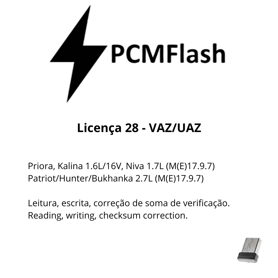 Dongle PCM Flash - Liçencas PCM (01 a 98) | OBD 2 TRUCK