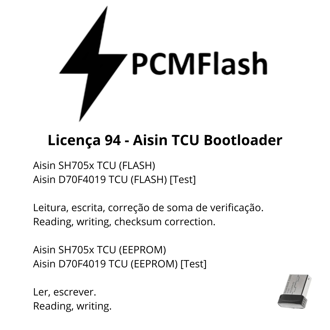 Dongle PCM Flash - Liçencas PCM (01 a 98) | OBD 2 TRUCK