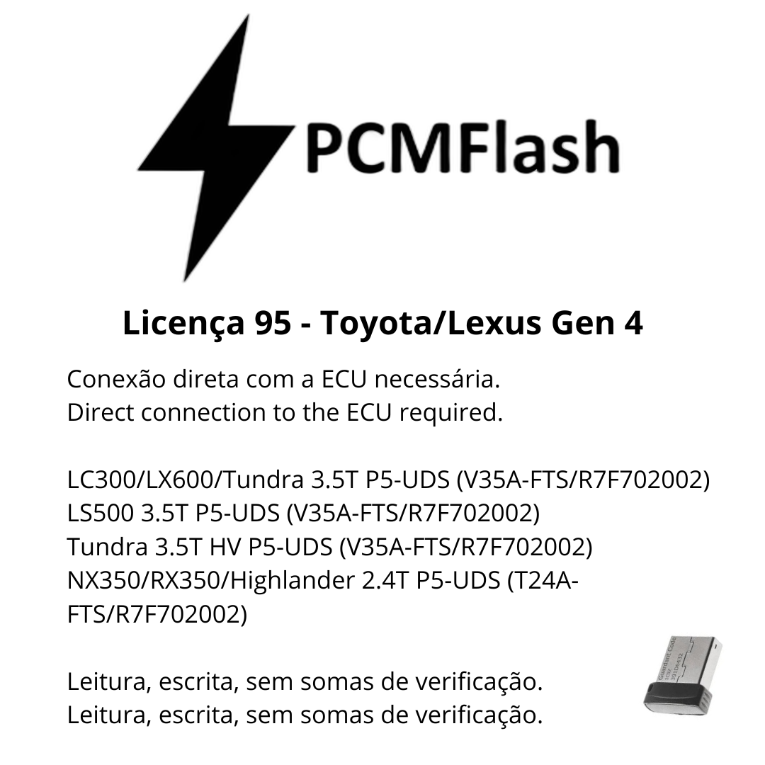 Dongle PCM Flash - Liçencas PCM (01 a 98) | OBD 2 TRUCK