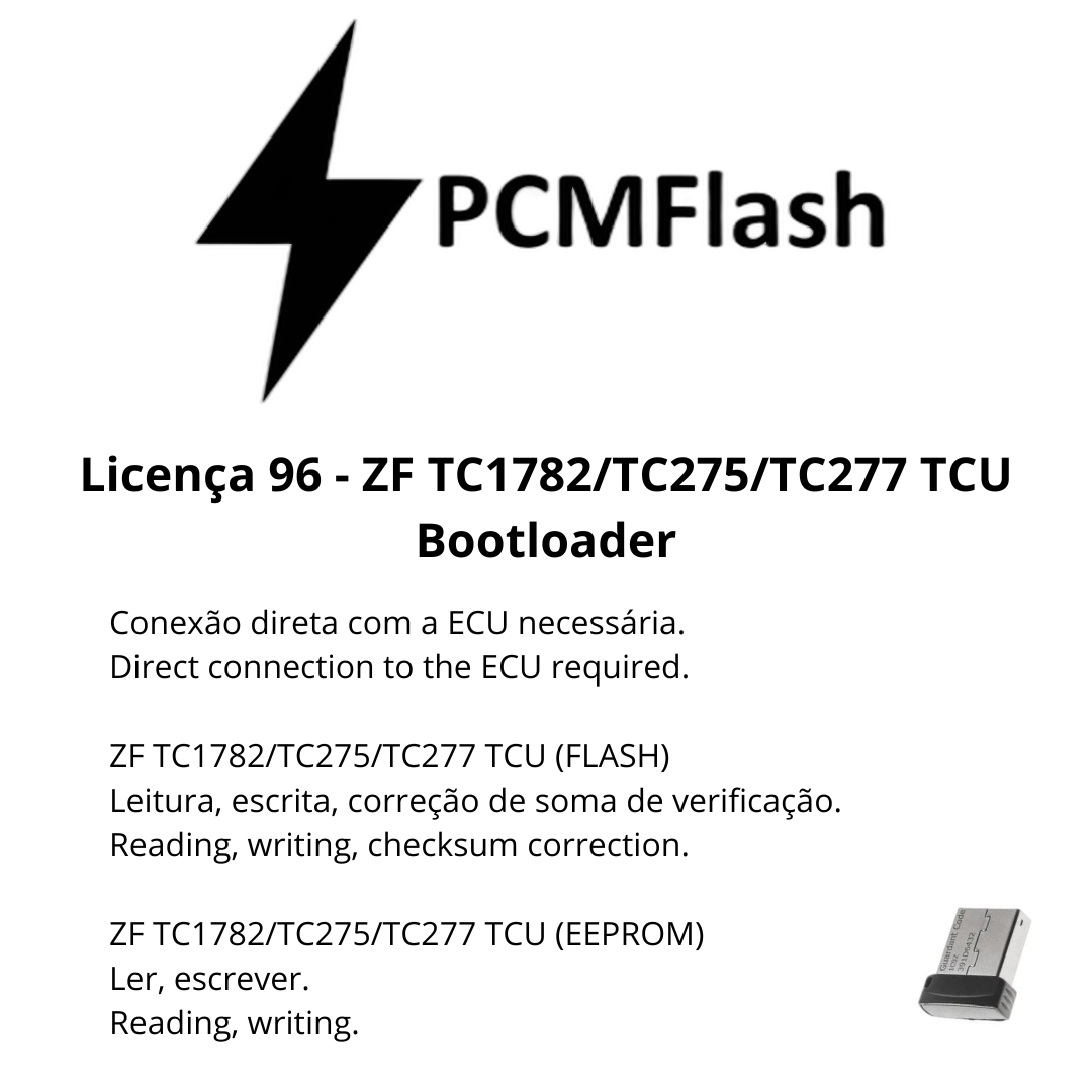 Dongle PCM Flash - Liçencas PCM (01 a 98) | OBD 2 TRUCK