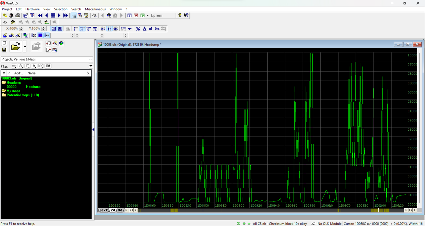 WinOLS 2.24 Editing Software: Master ECU Programming