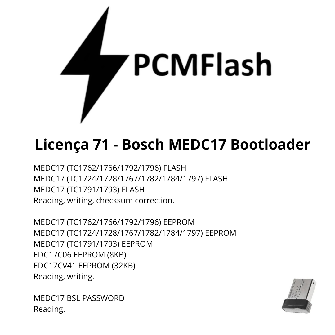 Dongle PCM Flash - Liçencas PCM (01 a 98) | OBD 2 TRUCK