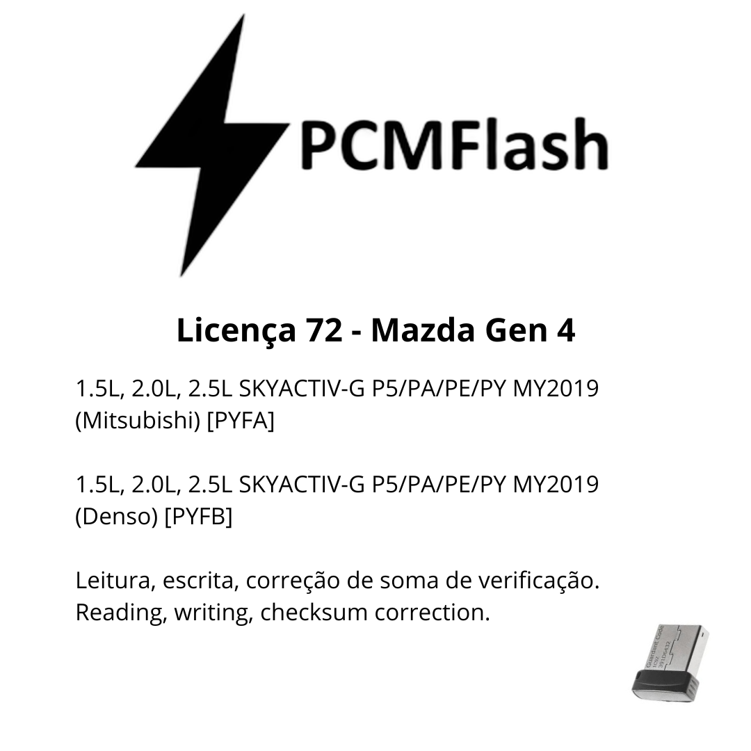 Dongle PCM Flash - Liçencas PCM (01 a 98) | OBD 2 TRUCK