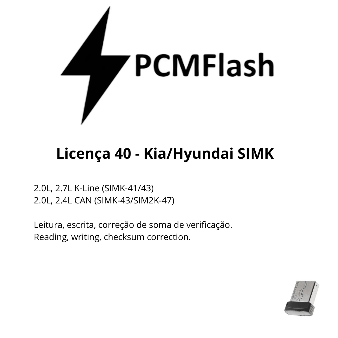 Dongle PCM Flash - Liçencas PCM (01 a 98) | OBD 2 TRUCK