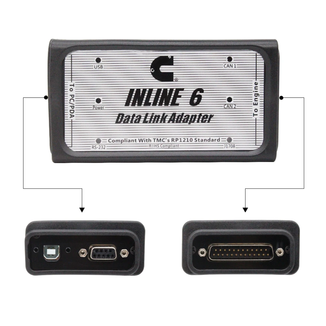 Scanner Inline 6 – Diagnóstico e Programação para Veículos e Motores Cummins