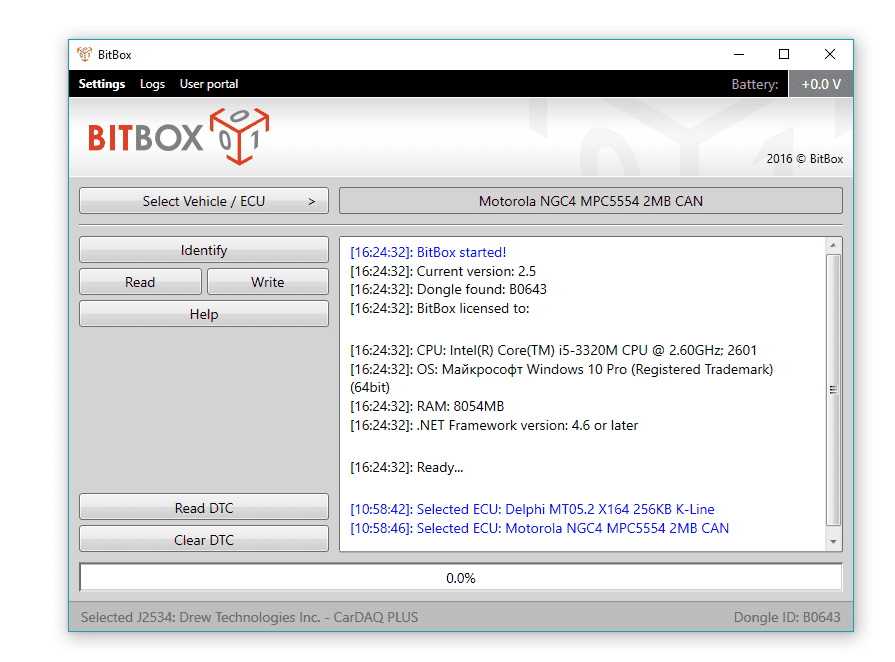 BitBox USB Dongle – Ferramenta Avançada para Programação Multimarcas de ECUs