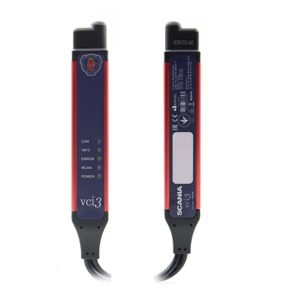 Scanner Scania VCI3 Full Chip – Interface de Diagnóstico para Veículos e Motores Scania