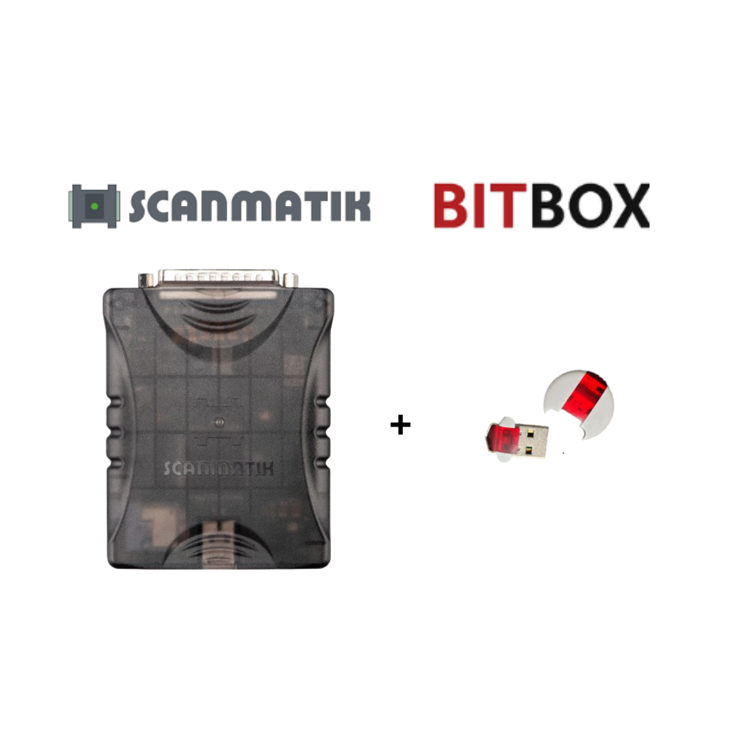 Conjunto Scanmatik 3 & PCM Flash/Bit Box Original | OBD 2 TRUCK
