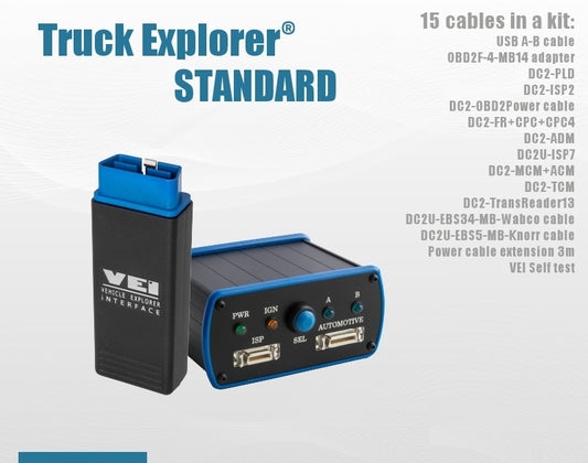 Truck Explorer Standard: Diagnóstico e Programação Avançada | OBD 2 TRUCK