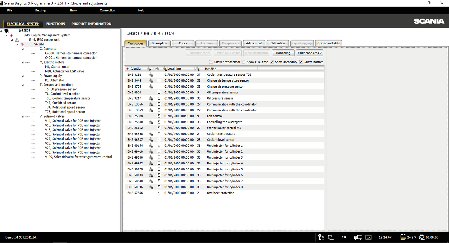 Scania Diagnos & Programmer 3 (SDP3 2.65) Versão Marinho e Industrial - Instalação via TeamViewer.