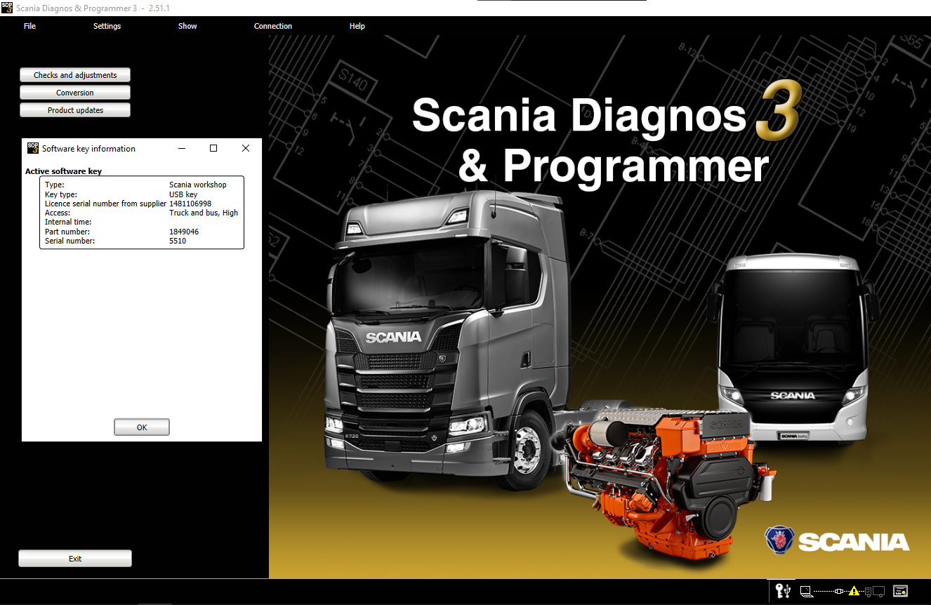 Scania Diagnos & Programmer 3 (SDP3 2.65) Versão Marinho e Industrial - Instalação via TeamViewer.