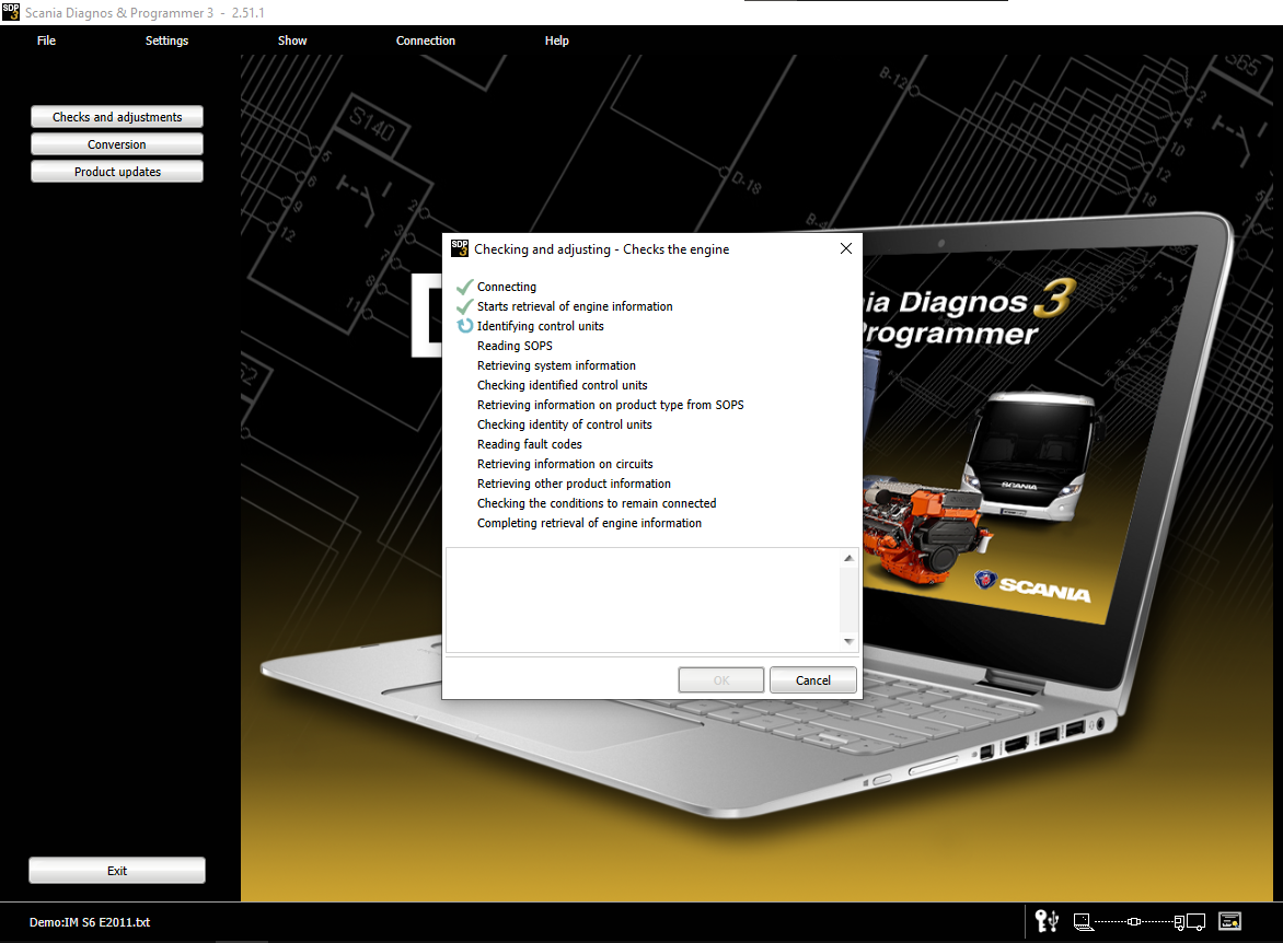 Scania Diagnos & Programmer 3 (SDP3 2.65) Versão Marinho e Industrial - Instalação via TeamViewer.