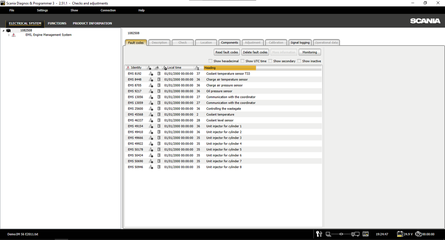 Scania Diagnos & Programmer 3 (SDP3 2.65) Versão Marinho e Industrial - Instalação via TeamViewer.