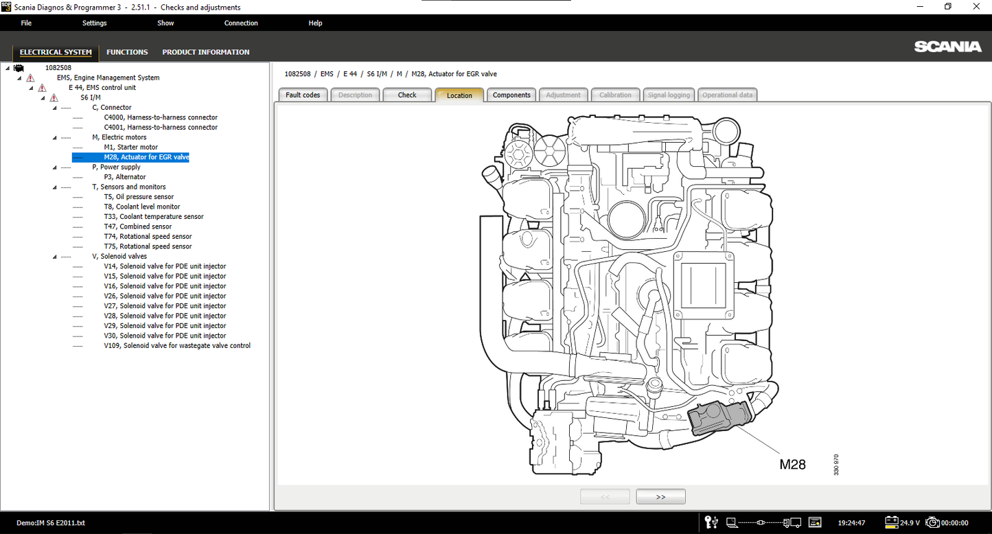 Scania Diagnos & Programmer 3 (SDP3 2.65) Versão Marinho e Industrial - Instalação via TeamViewer.