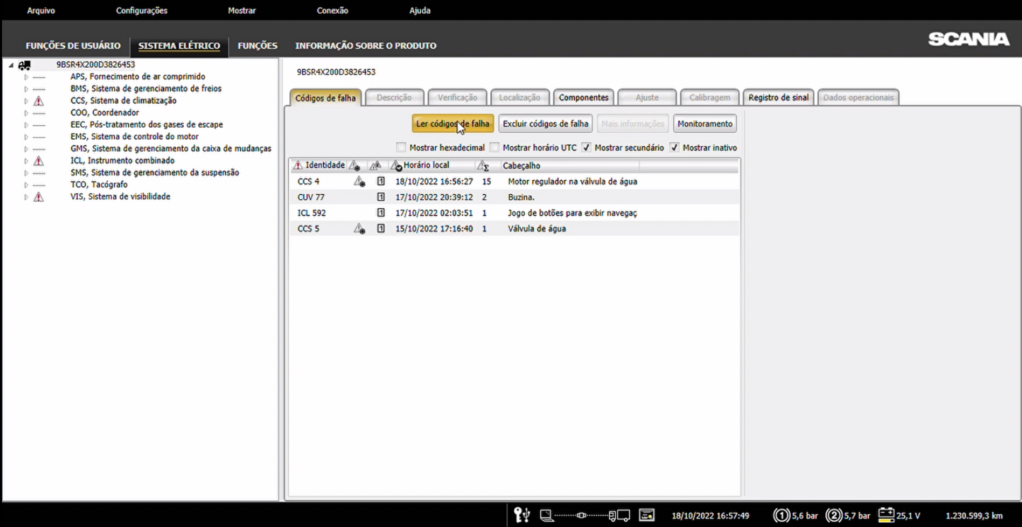 Scania Diagnos & Programmer 3 (SDP3 2.65) - Ônibus, Caminhões (NTGs) e Motores