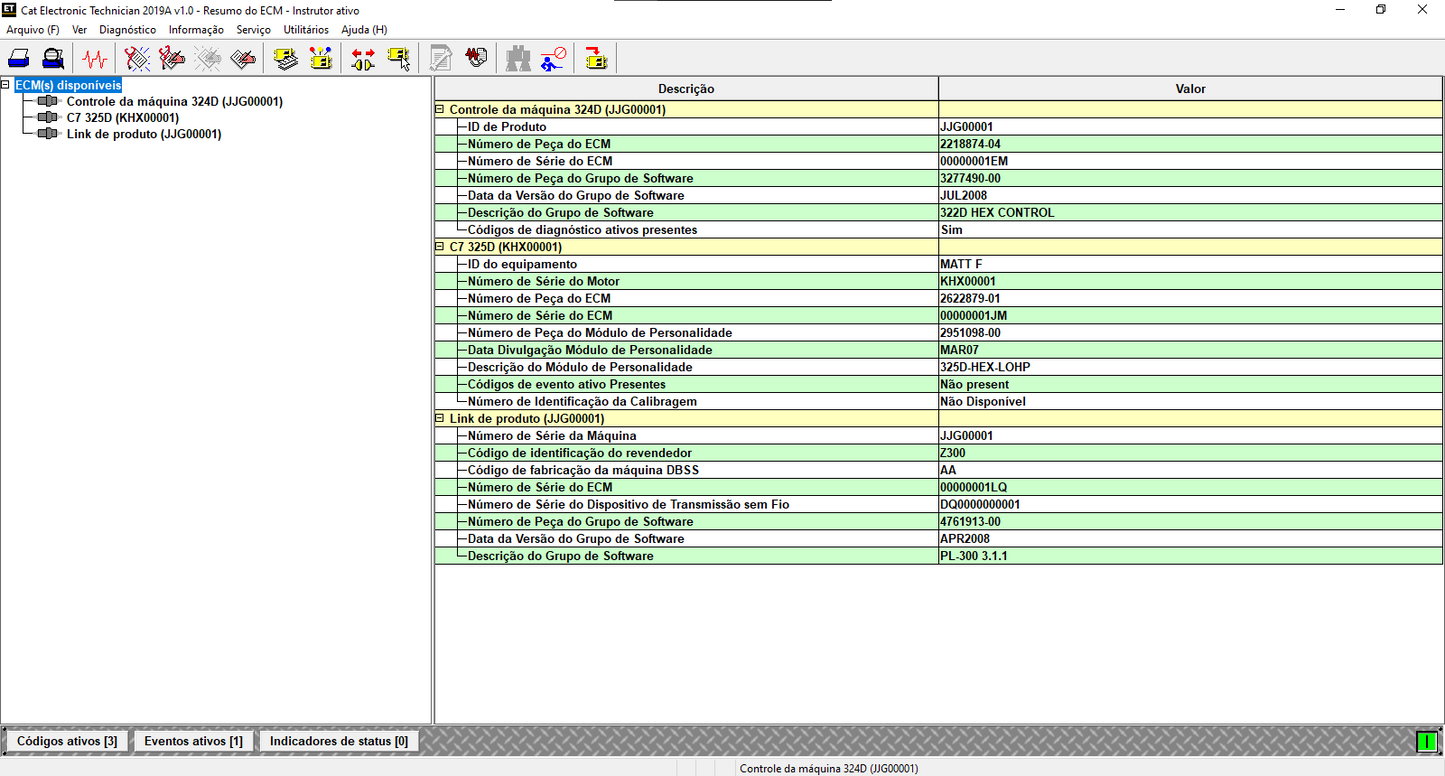 Cat Et (2019A) Software de diagnóstico Caterpillar