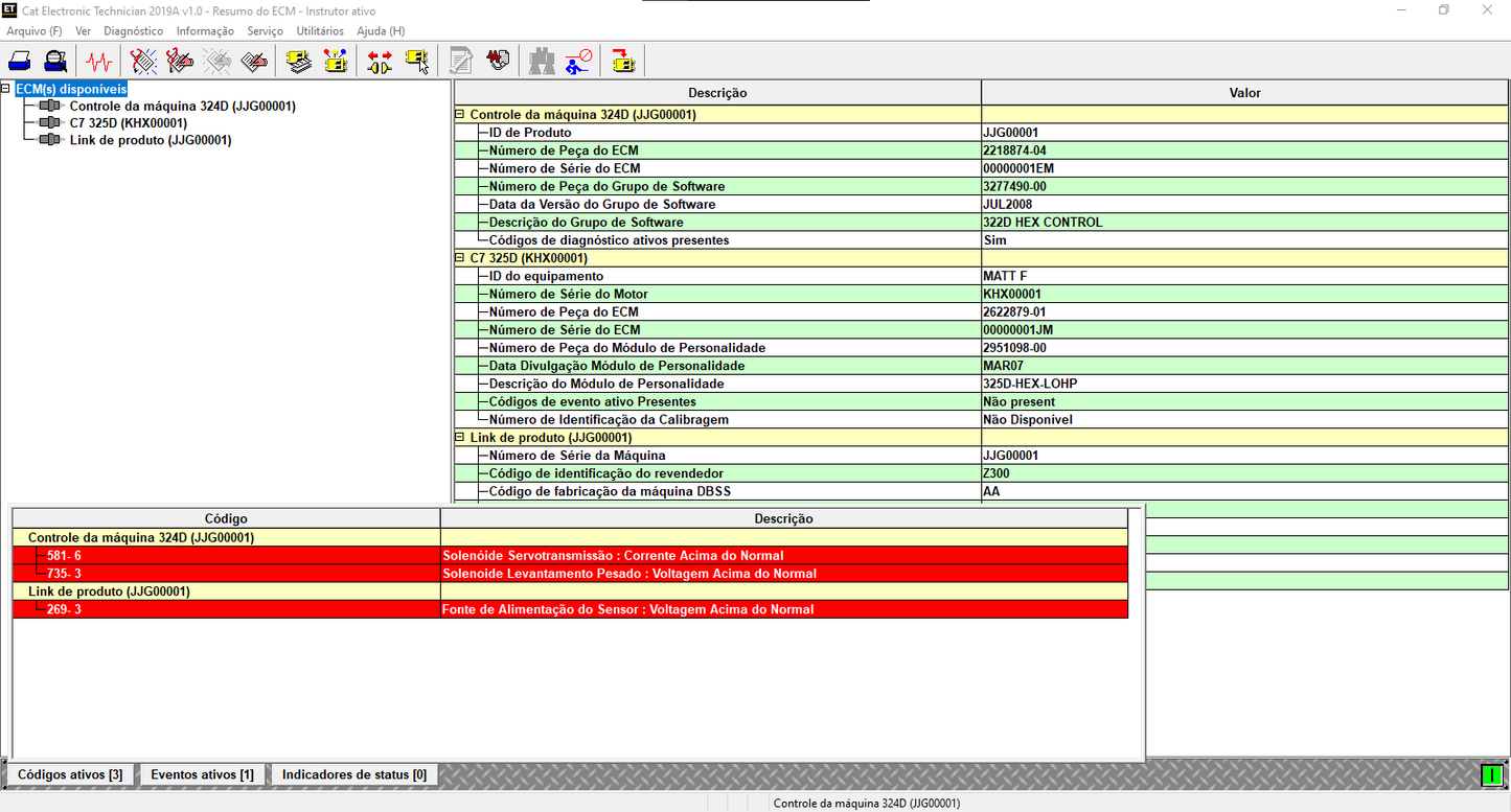 Cat Et (2019A) Software de diagnóstico Caterpillar