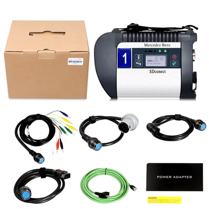 MB SD Connect C4 Plus Star Diagnosis -  Scanner Profissional para Veículos Mercedes-Benz com Programação Avançada | OBD 2 Truck