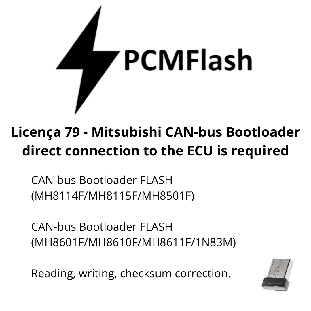 Doongle PCM Flash - Licença de 01 a 96 - Software para Remap de ECU's | OBD 2 TRUCK