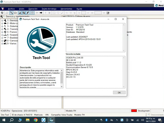 Volvo Tech Tool Software 1.12.970 + VCads Pro 2.44.30 + DevTool + Visfed