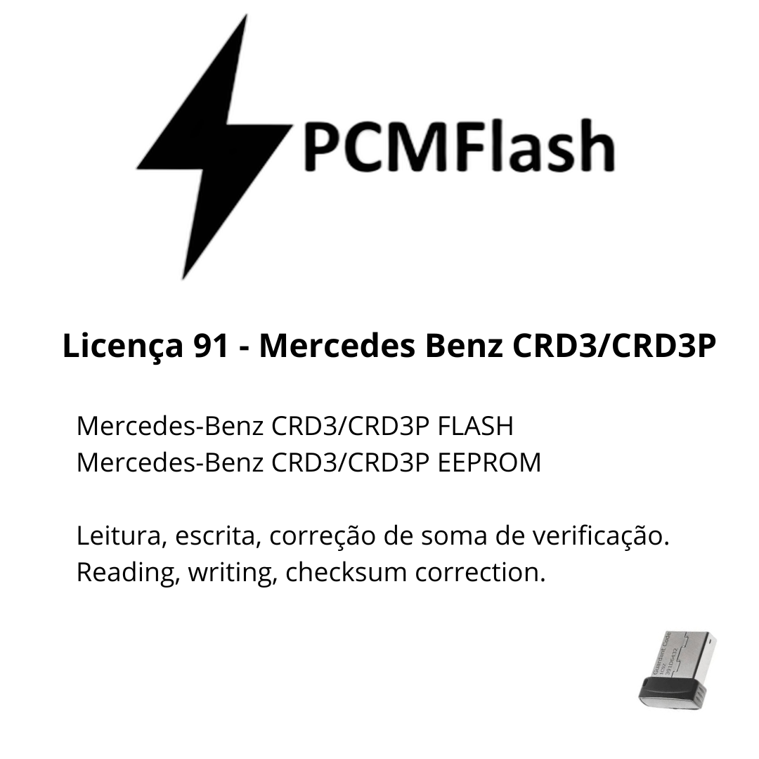 Doongle PCM Flash - Licença de 01 a 96 - Software para Remap de ECU's | OBD 2 TRUCK