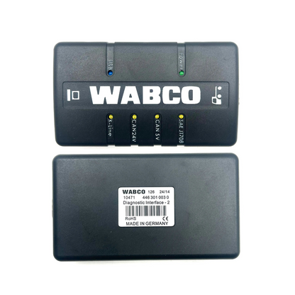 WABCO Diagnostic Kit (WDI) Heavy Duty Truck Scanner – Ferramenta Completa de Diagnóstico OBD2 para Caminhões e Reboques | OBD 2 TRUCK