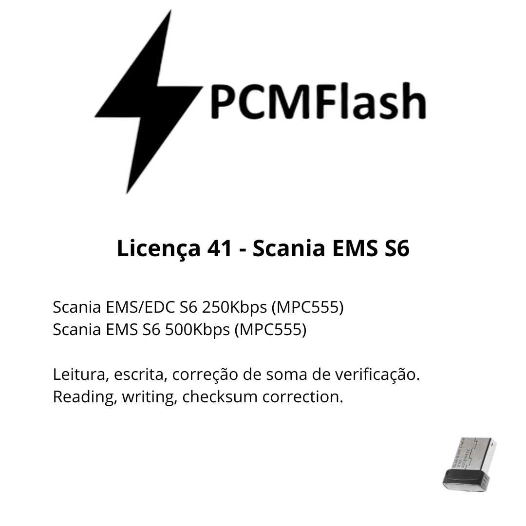 Doongle PCM Flash - Licencia para módulos 01 a 96 - Software para reasignación de ECU