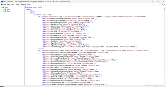 XML SOPS Editor: Complete solution for programming Scania SOPS parameters